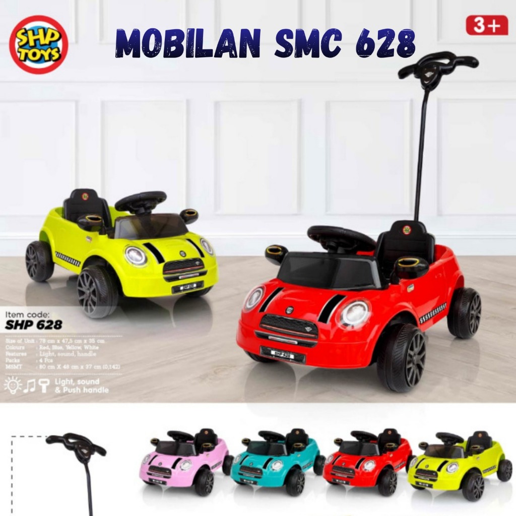 MAINAN ANAK MOBIL dorong SHP SMC 628 MINI COOPER / Mainan Anak Mobil Dorong murah