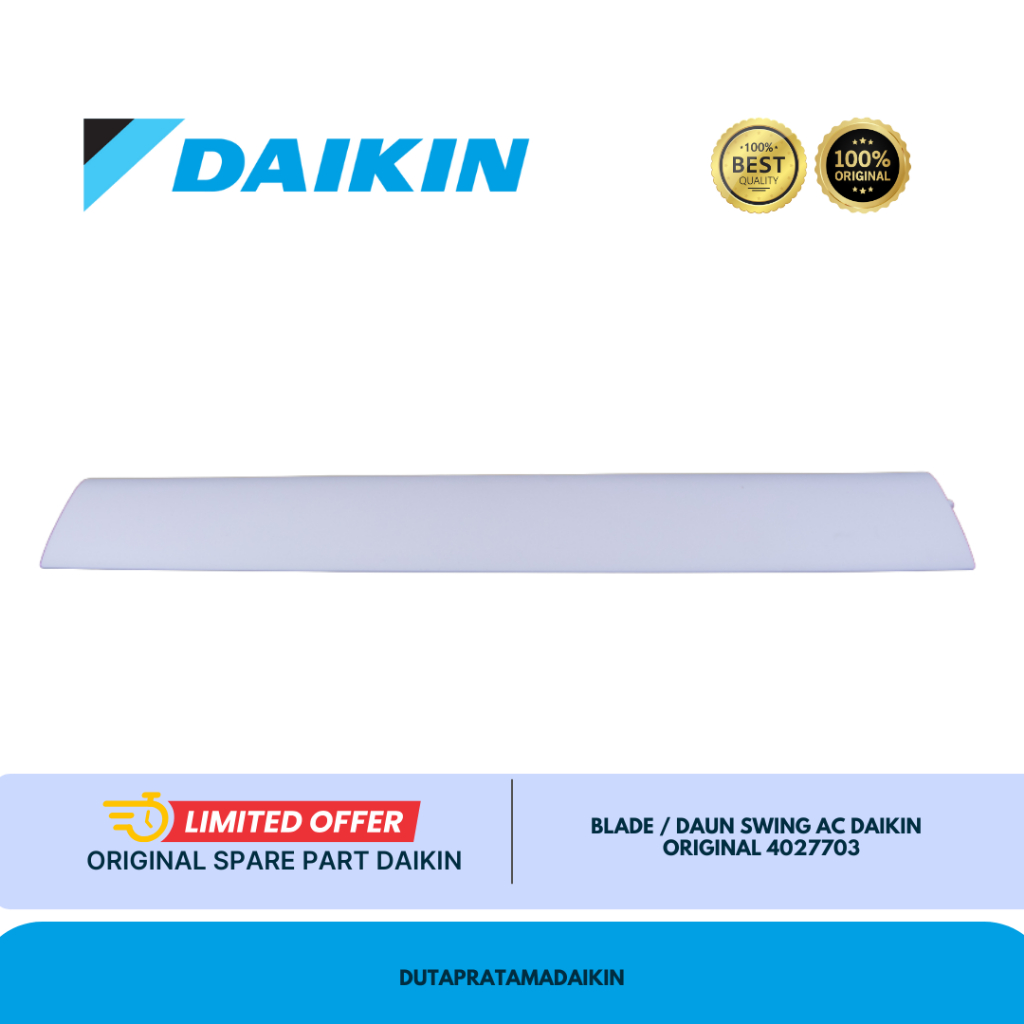 BLADE / DAUN SWING AC DAIKIN FTP15AV14 FTP15AV149 FTP25AV14 FTP25AV149 ORIGINAL 4027703