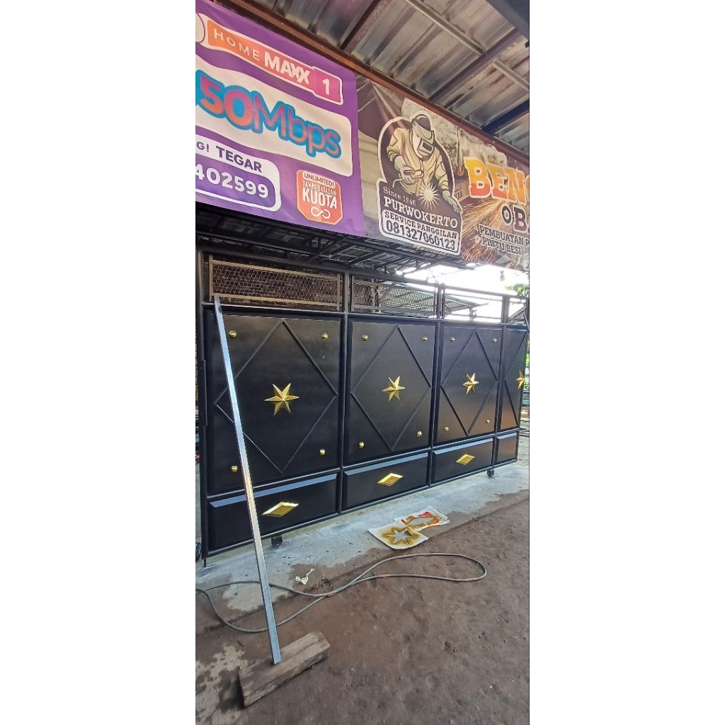 Pagar Rumah Pagar Besi Pagar Plat Bending Tekuk