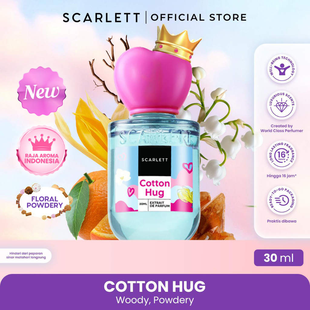 Scarlett Whitening Extrait De Parfum Cotton Hug 30ml