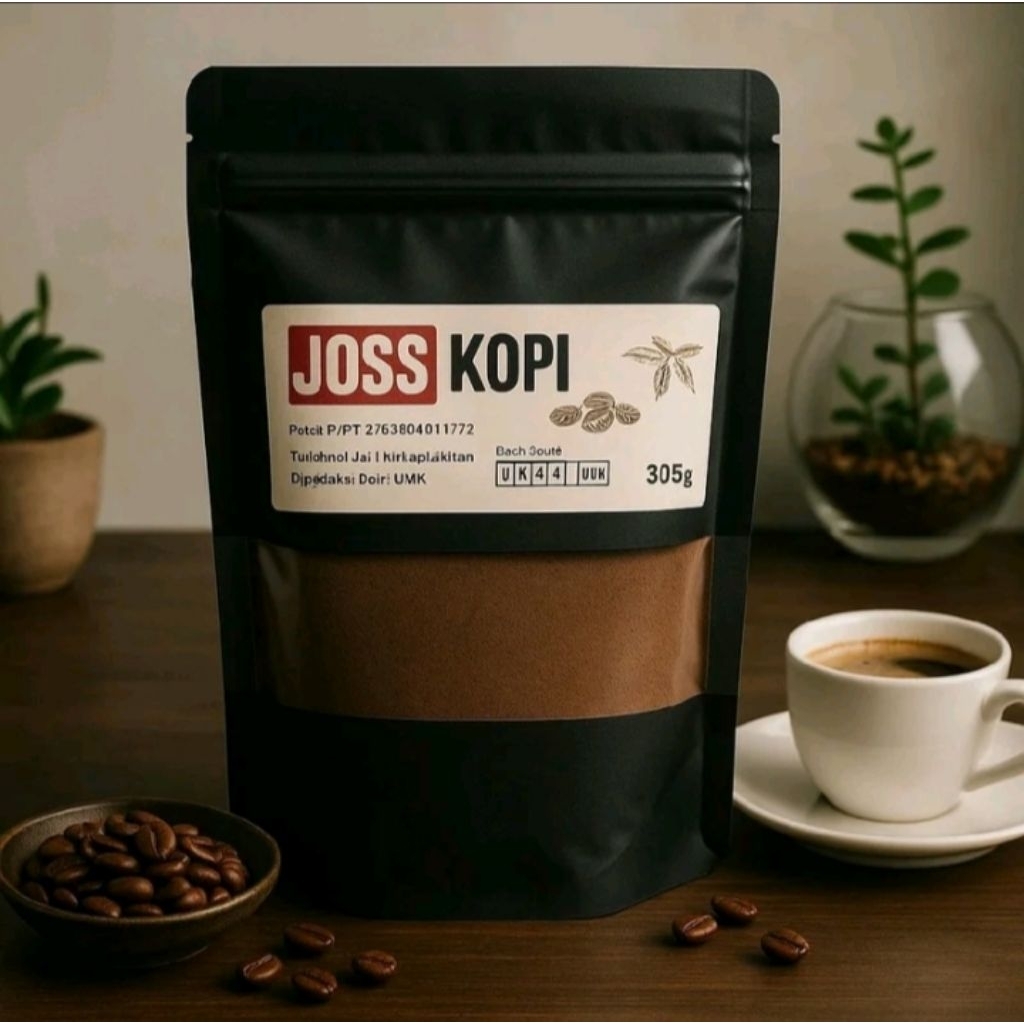 Kopi JOSS Bubuk Kemasan Asli 305 Gram