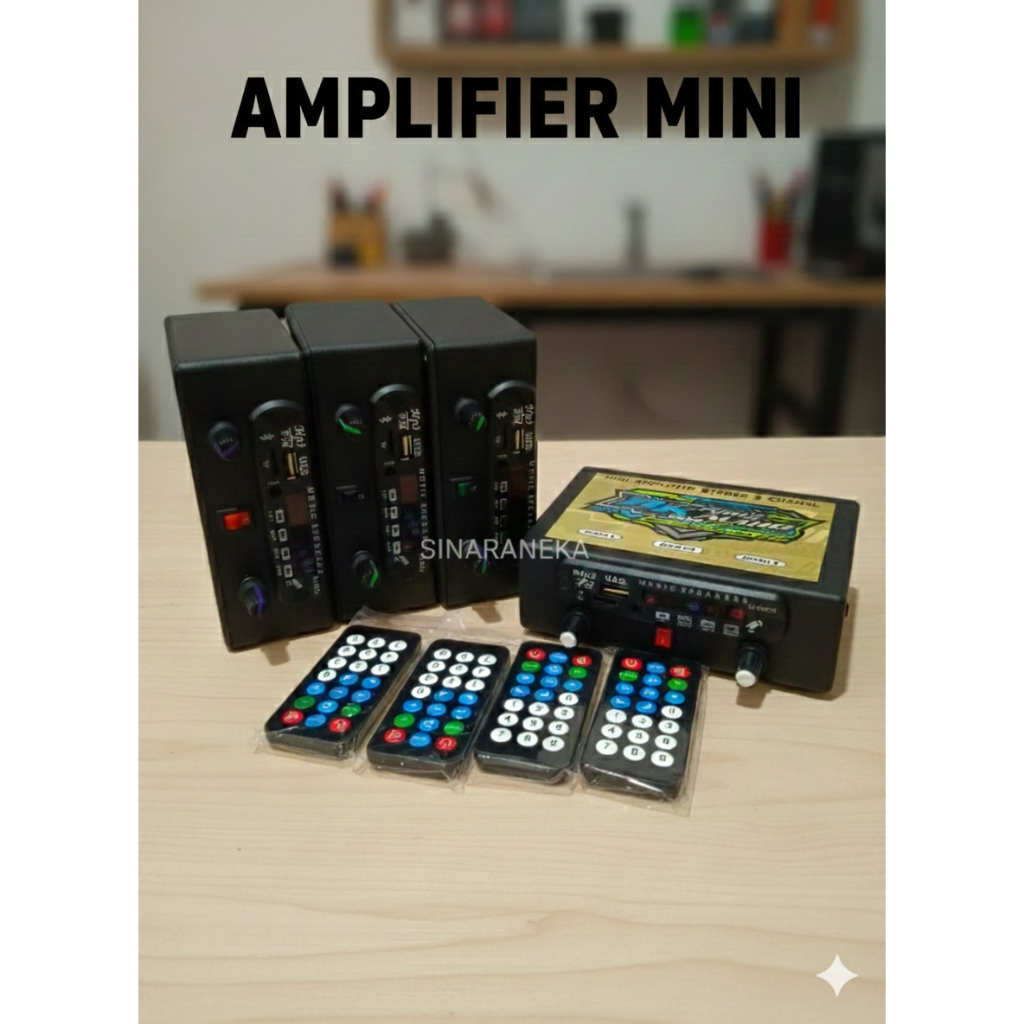 Ampli Mini 5v dilengkapi mp3 Bluetooth