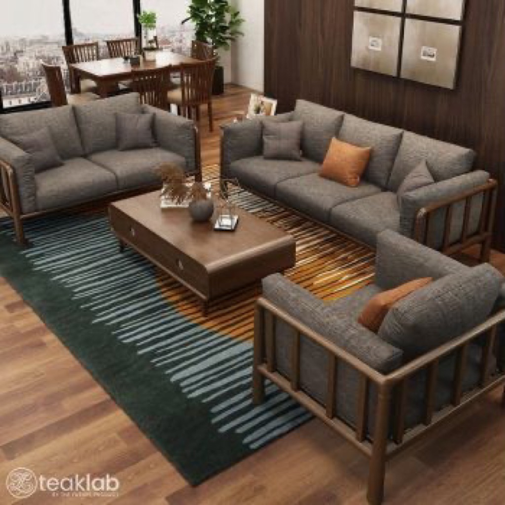 Set Sofa Tamu Jati Sofa Minimalis Jati