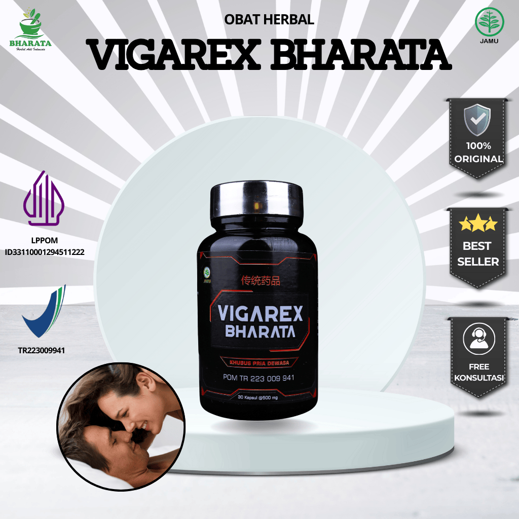 Vigarex Bharata Herbal Obat Kuat & Stamina – Atasi Impotensi, Ejakulasi Dini, Lemah Syahwat & Perkua