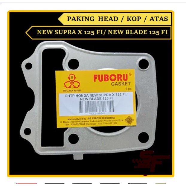 GASKET PAKING KOP COP CHTP SUPRA 125 FI BLADE 125 FI FUBORU ORIGINAL