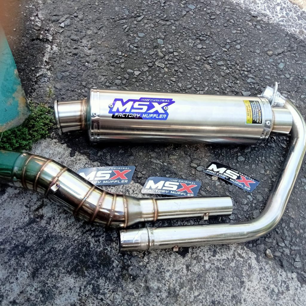 knalpot original msx bulat cincin wrx Vixion dbs satria Fu Jupiter MX king Sonic gsx CBR bison scorp