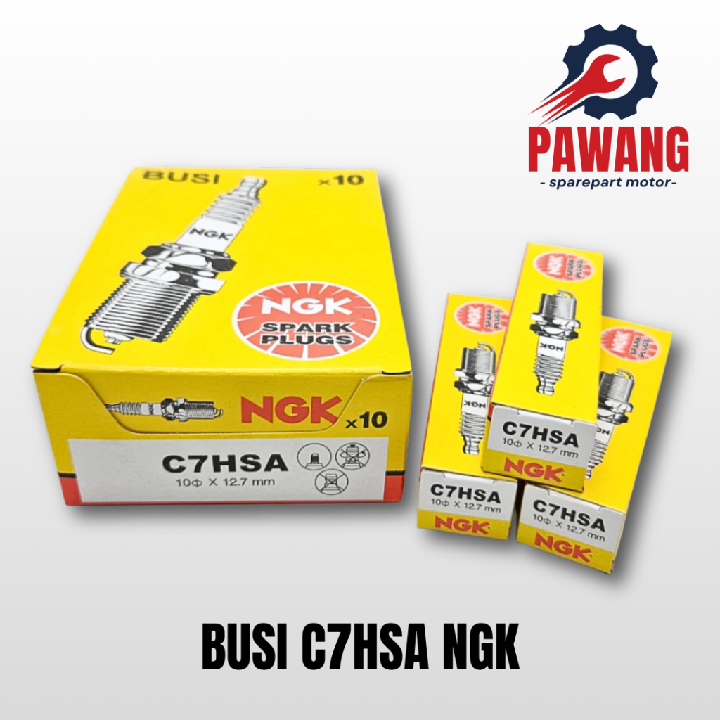 Busi Ngk C7hsa Drat Pendek Revo/Supra Fit/Astrea/Grand (Min 10)