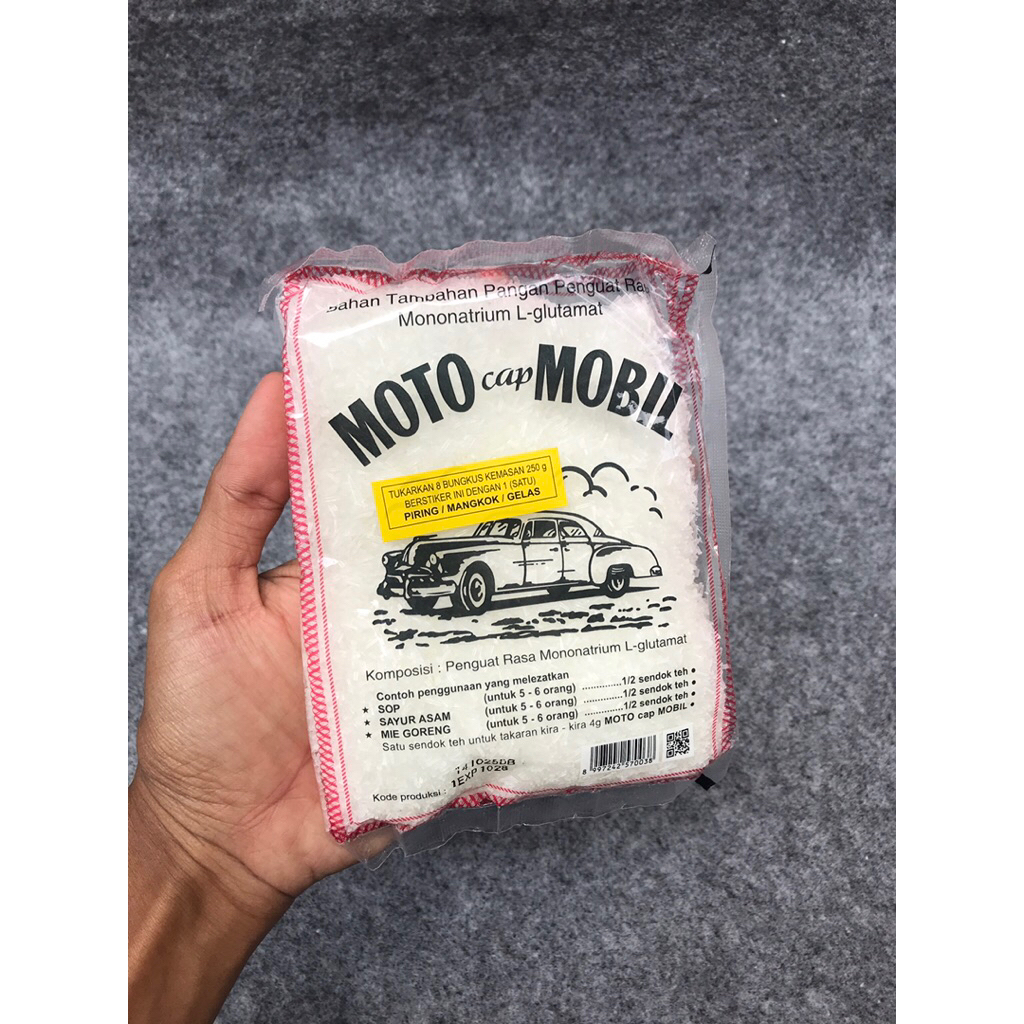 PENYEDAP RASA CAP MOBIL / MOTO CAP MOBIL 250gram