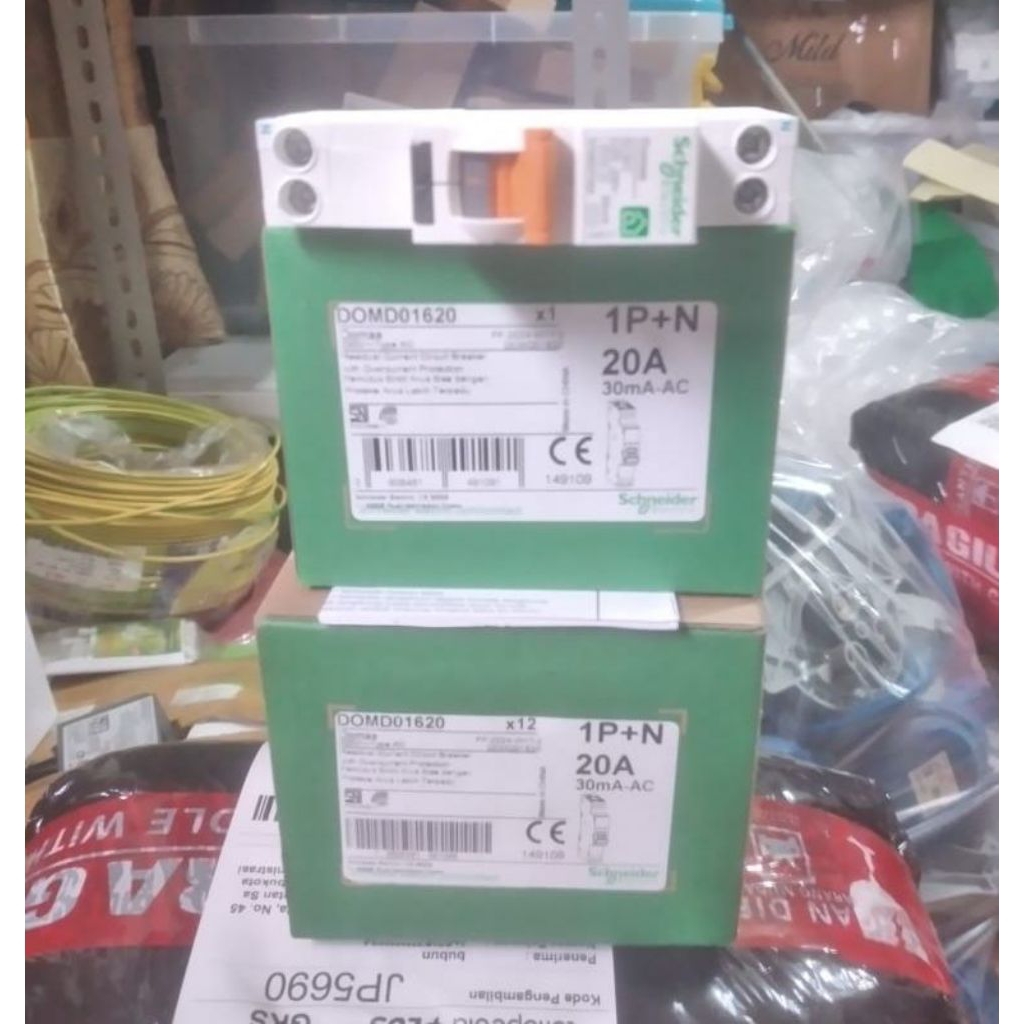 RCBO 1P+N+20A+30MA-AC SCHNEIDER