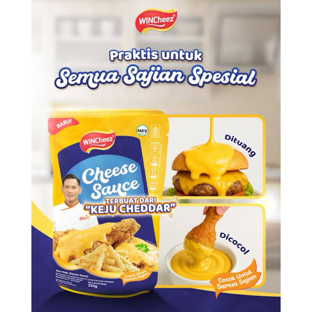 saus keju wincheez 250 gr