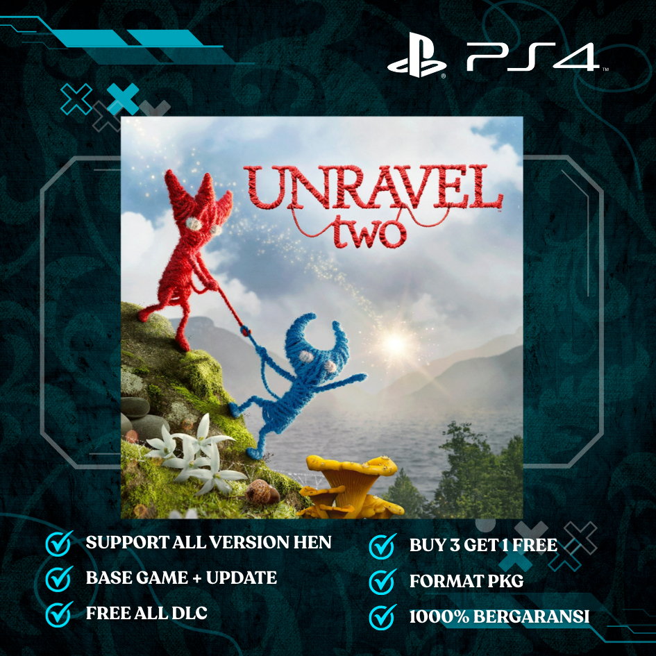 Unravel Two – Game PS4 HEN Digital (Format PKG) | Full Version