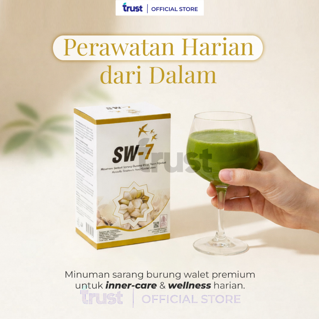 SW7 Minuman Sarang Burung Walet Premium | Fiber Drink untuk Detox Harian & Pencernaan Sehat | Tubuh 