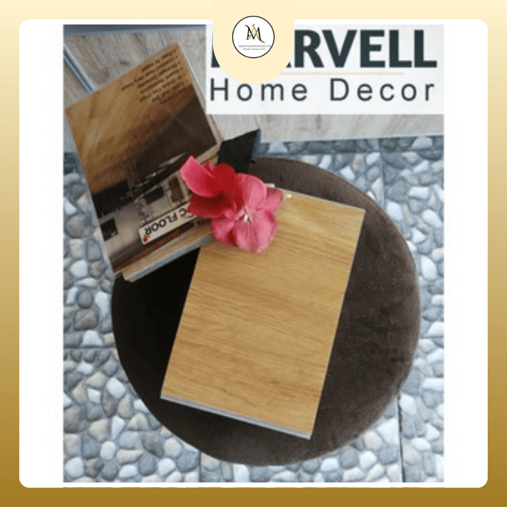 Lantai SPC Flooring Lantai vinyl Lantai Kayu Premium klik 4mm Import harga per 1,1 m2