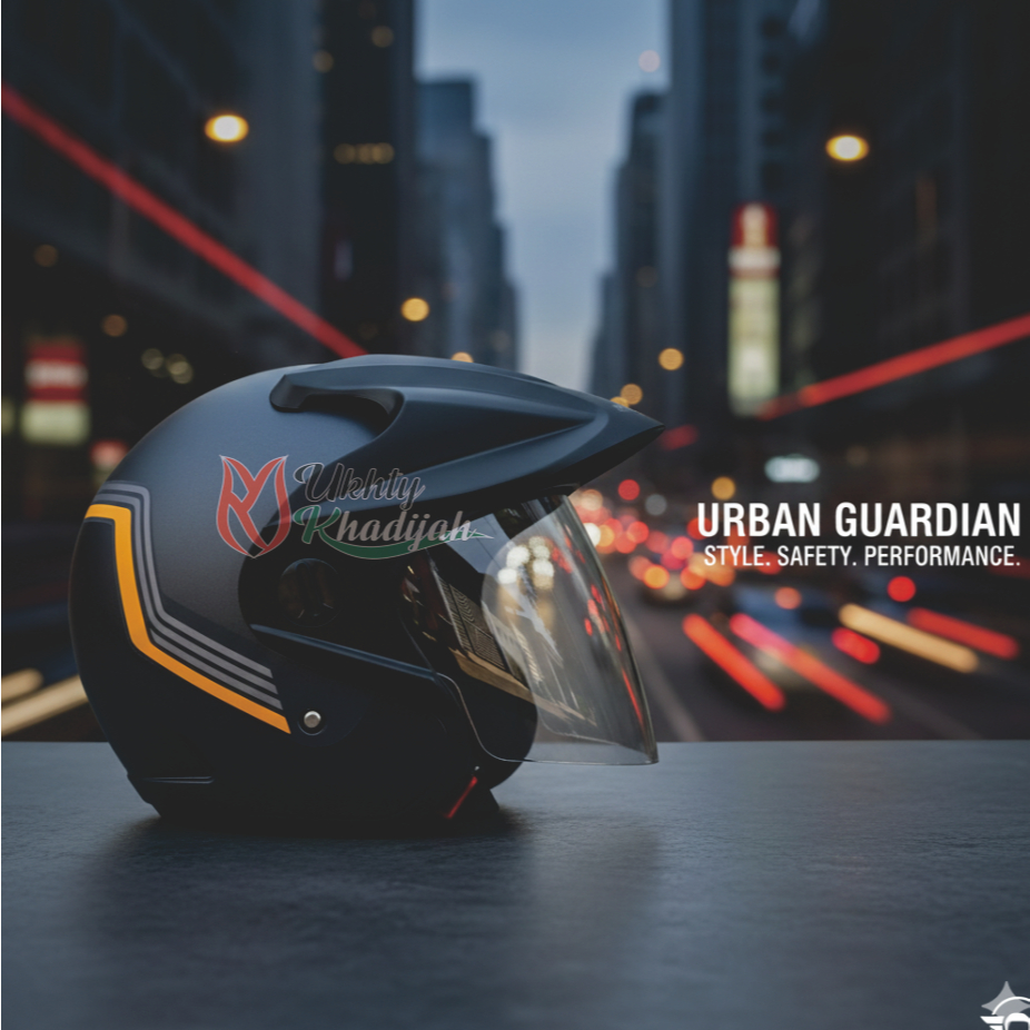 Helm BLV2 Half Face original Bawaan Motor