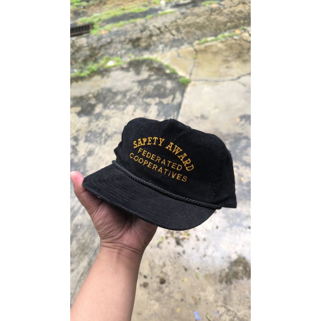 topi vintage ropehat Corduroy