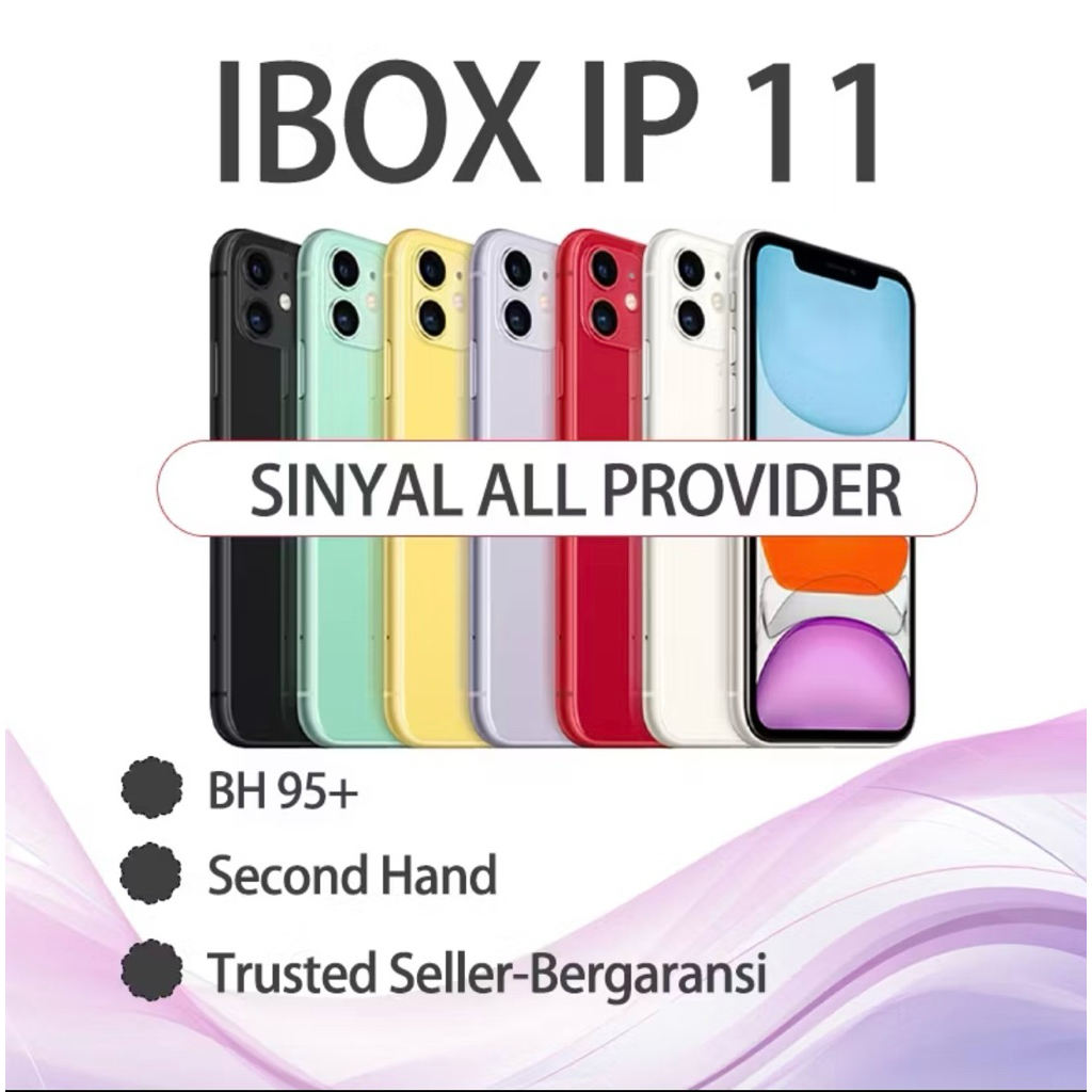 ibox second IP 11 128GB/64GB fullset mulus good