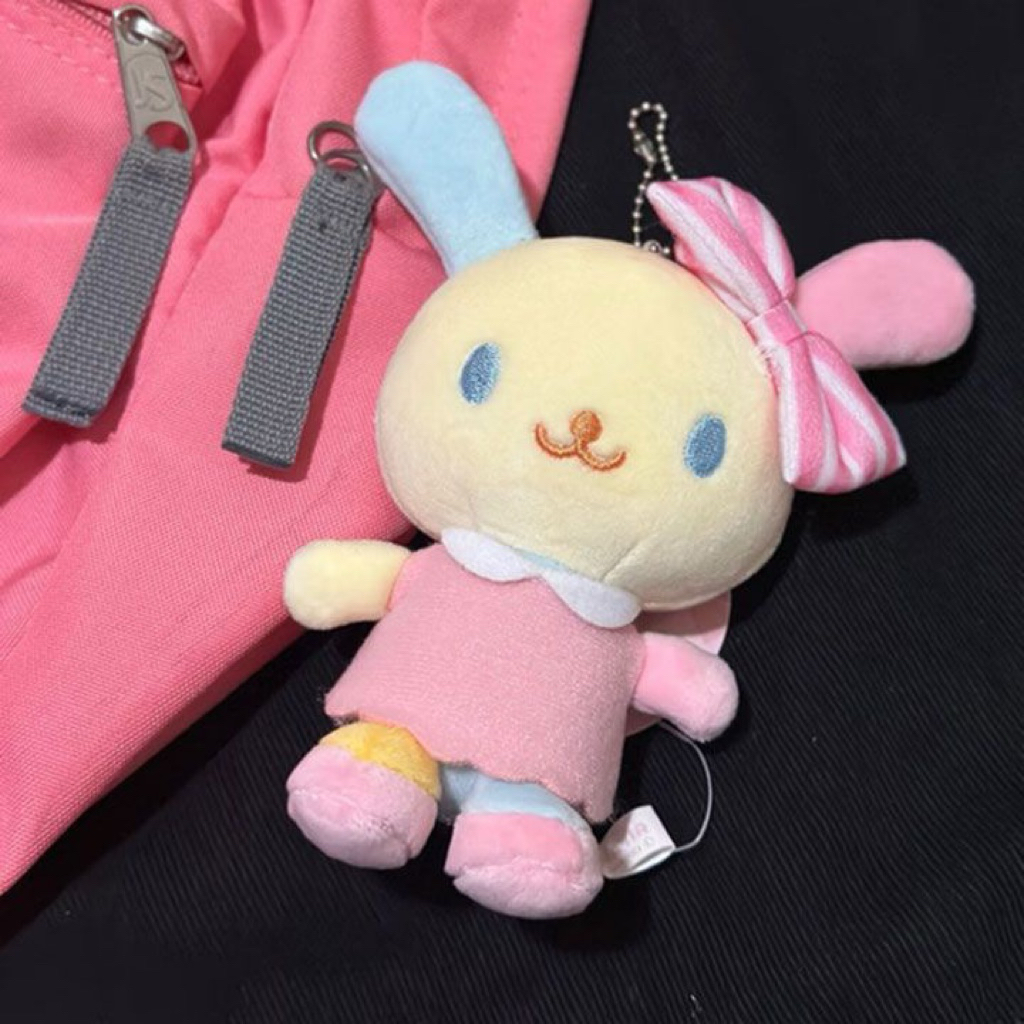 [READY] Sanrio Hana Bunny Gantungan Boneka Plush – Bag Charm & Keychain Lucu Usahana
