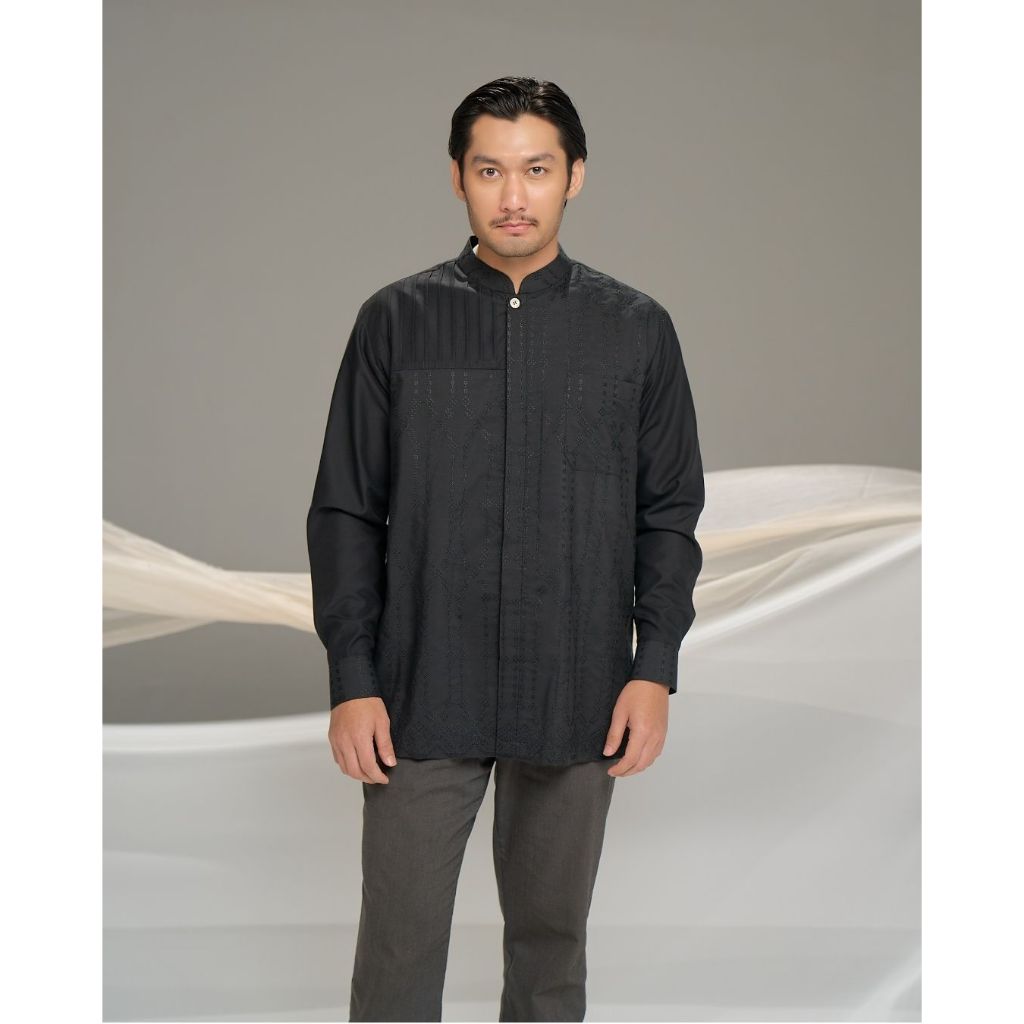 Ranti - Argya Koko - Koko Casual - Koko Lengan Panjang - Koko Hitam