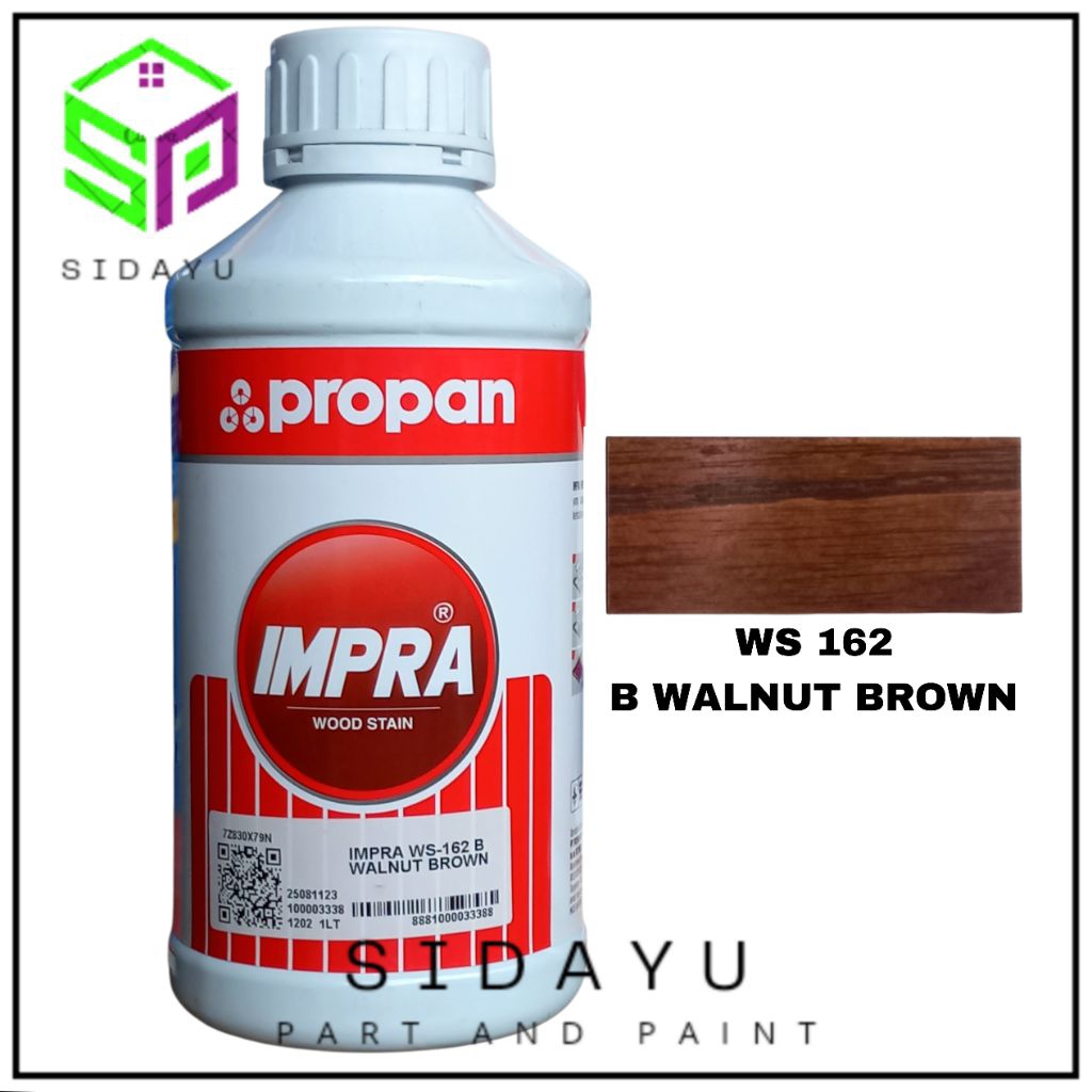 Cat Propan Impra Wood Stain WS 162 B Walnut Brown 1Liter