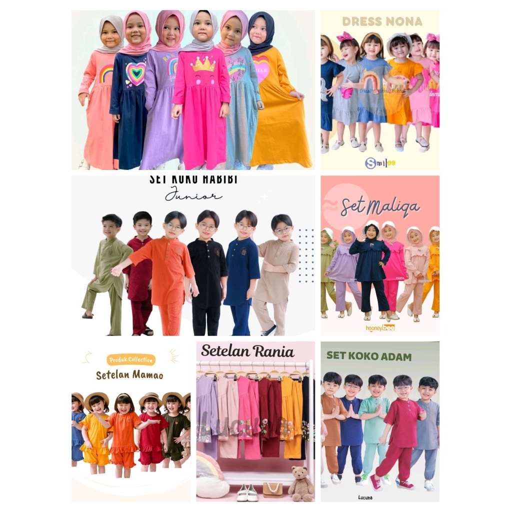 BAJU ANAK MURAH LELANG RIJEK KONVEKSI
