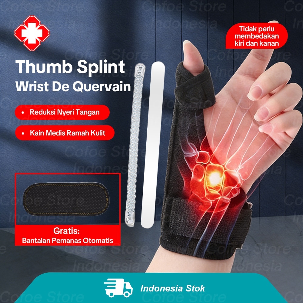 Wristband Tangan Penyangga Jempol Splint De Quervain Syndrome Brace Thumb Spica Splint Hand Splint