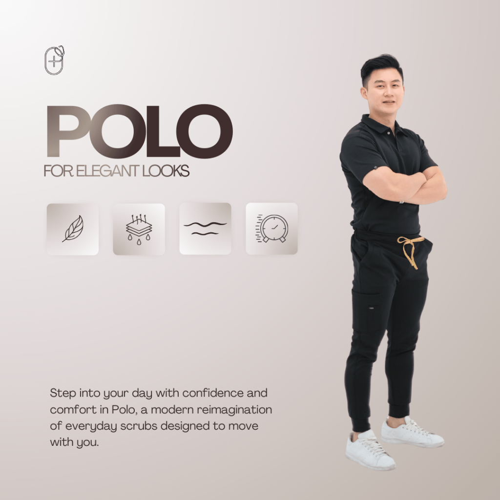 SCRUB [POLO] GEIA Scrub Dokter | Scrubs Dokter | Baju Dokter | Baju Dokter | Baju Oka | Baju OK | Ba