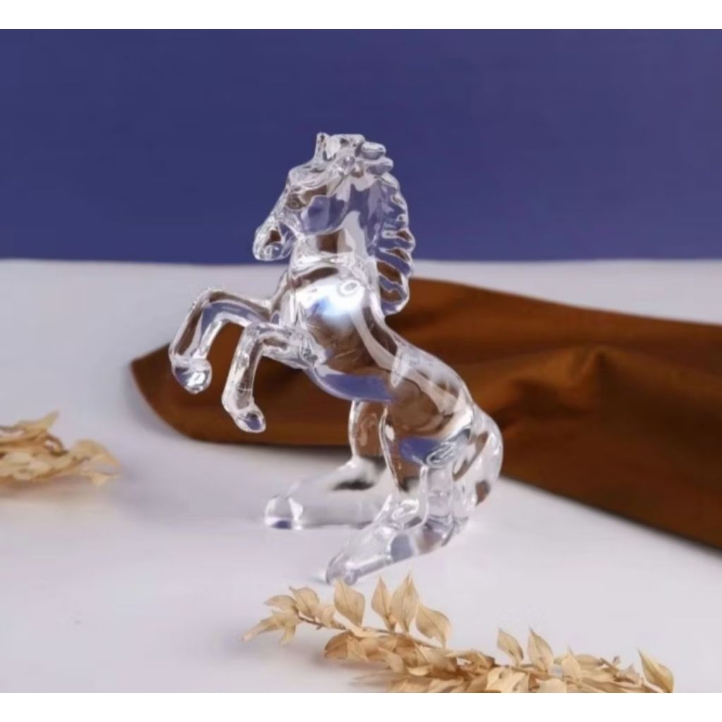 Pajangan kristal Berbentuk kuda capodimonte