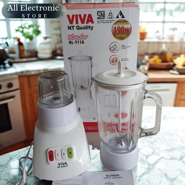 VIVA Blender National 6 Mata Pisau New Viva BL-T11A 190W NT Quality Multifungsi untuk Es Batu Pop Ic