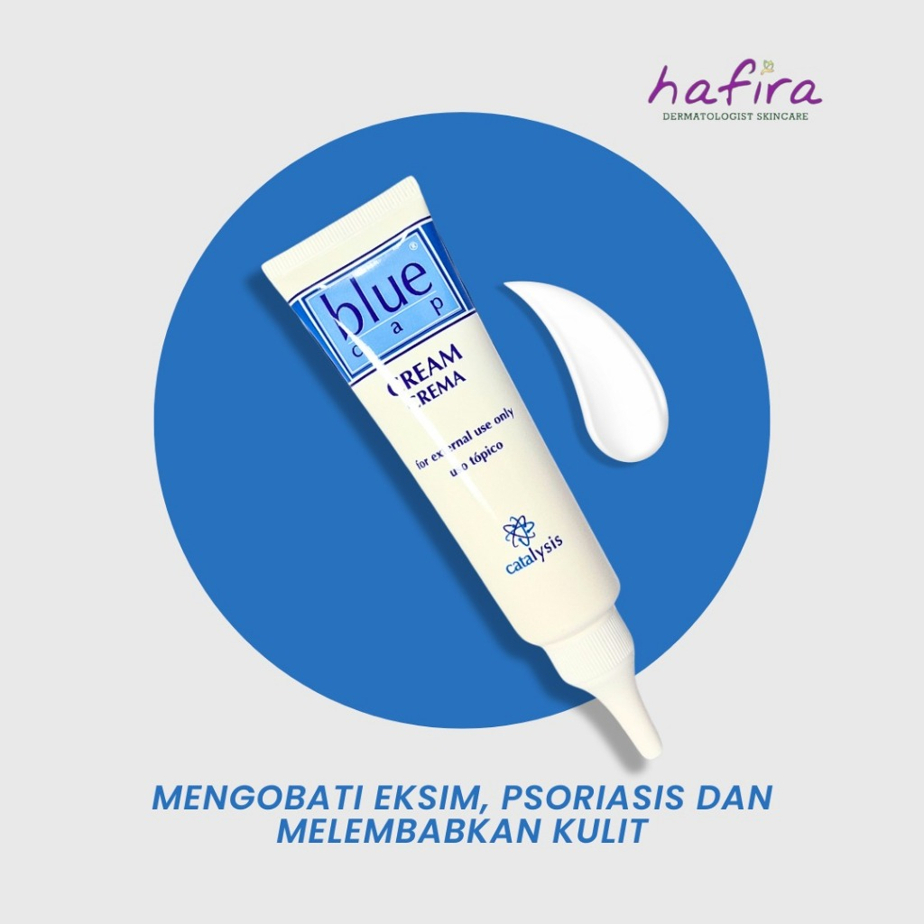 Blue Cap Cream Mengobati Dan Melembabkan Kulit Eksim Psoriasis BPOM ORI