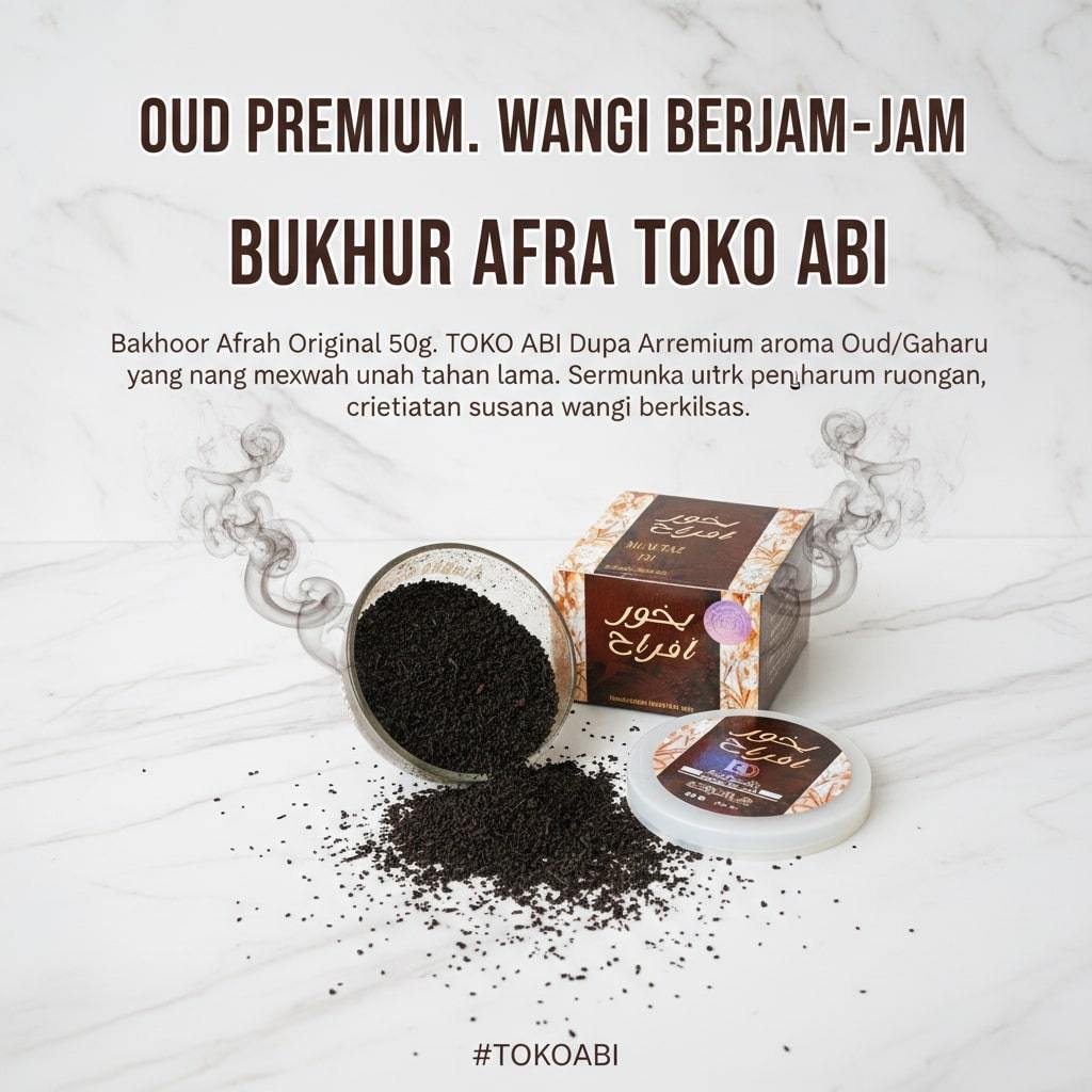 Dupa Arab Bukhur Afrah 80gr - Pengharum Ruangan Khas Timur Tengah Original Dupa Bukhur Afrah Toko AB
