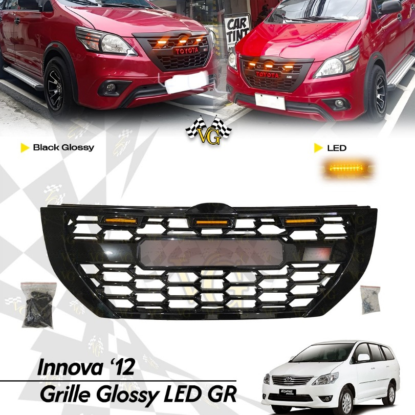 Grill Innova 2012 - 2015 Grile Innova Grille LED Gril Glossy & Doff Innova Barong