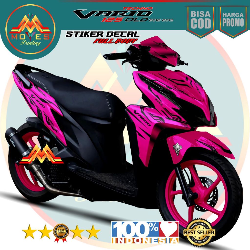 Decal Stiker Vario Old 125 Full body - stiker vario 125 old desain terbaru simple