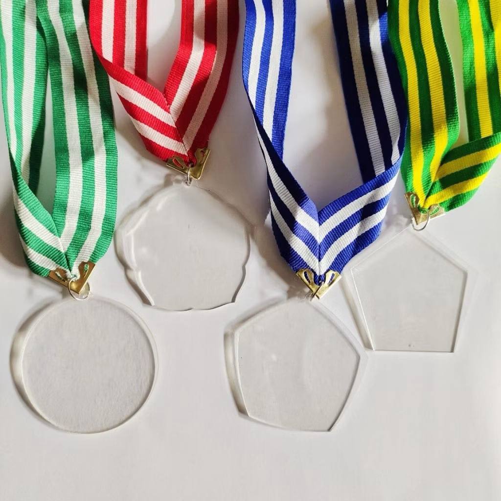 medali akrilik polos - tali mendali wisuda