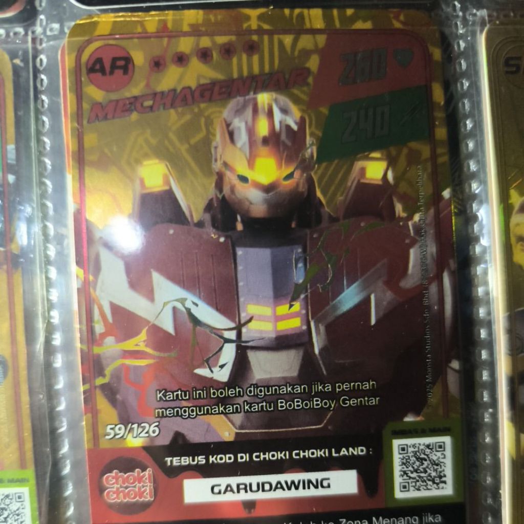 mecha gentar choki-choki boboiboy