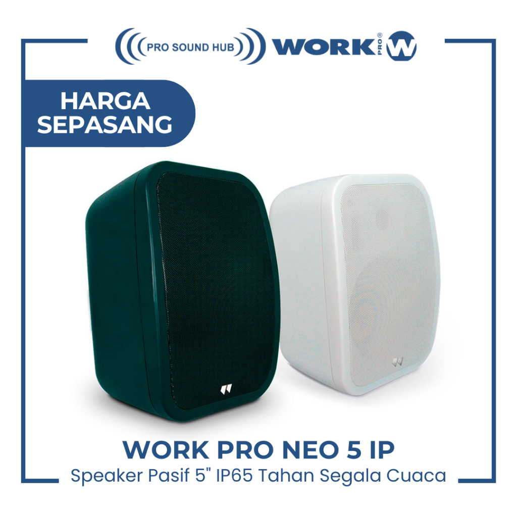 Work Pro NEO 5 IP NEO5 IP Passive Speaker Pasif 5" Tahan Air Cuaca Waterproof IP65