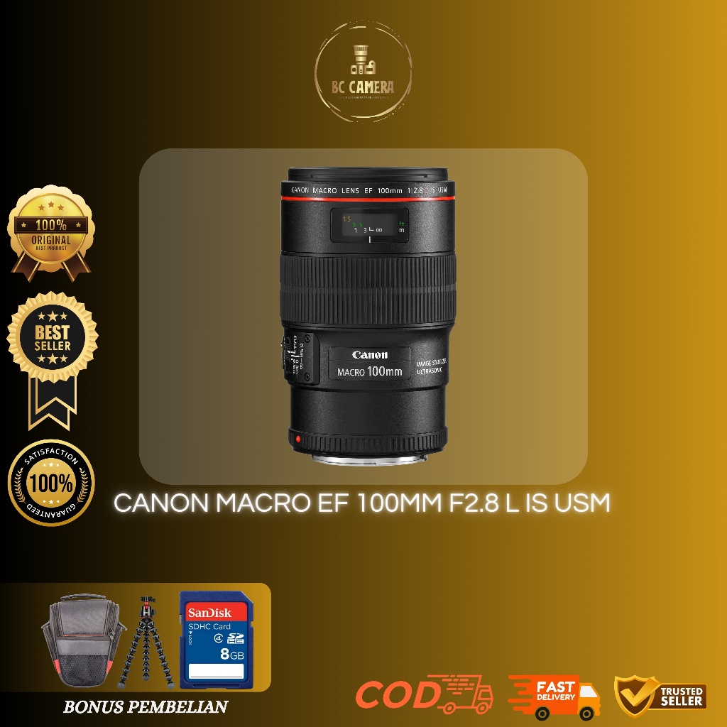 CANON EF 100MM F/2.8 L IS MACRO USM | LENSA MACRO CANON 100MM