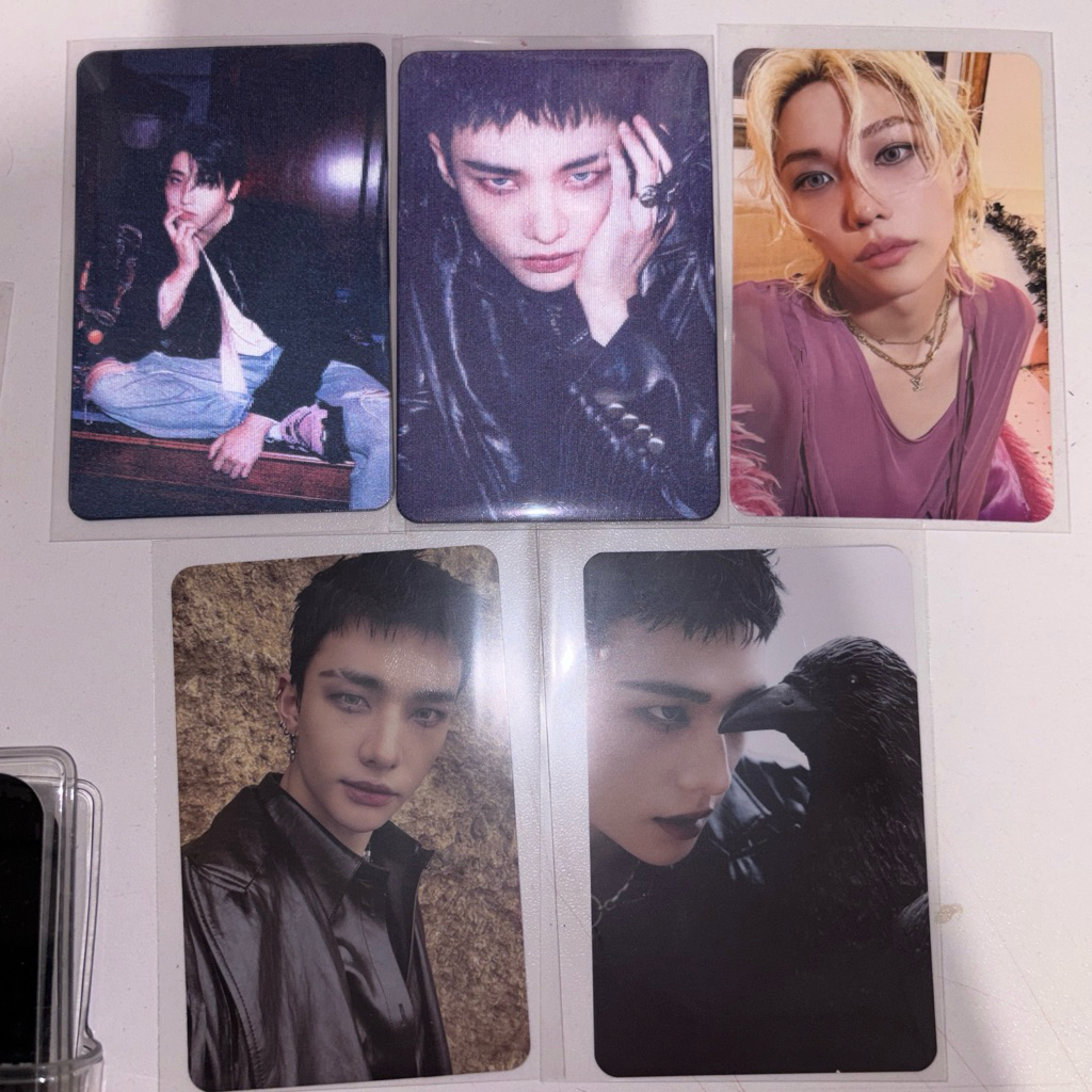 Stray kids do it photocard official felix han hyunjin accordion lenticular