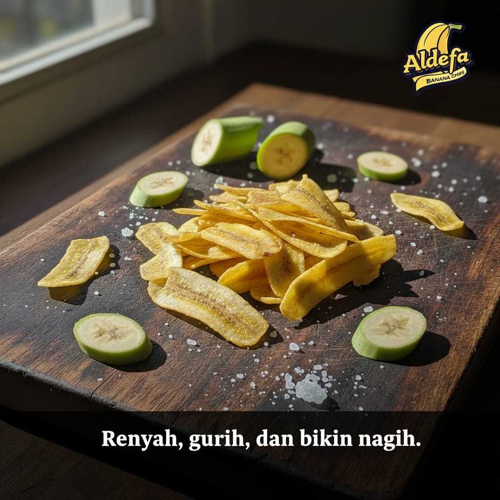 Keripik Pisang kastroli Asin 500 Gram