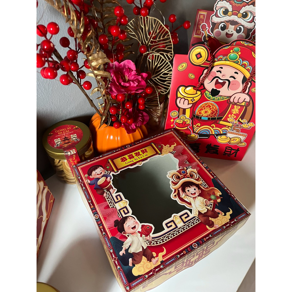 Box Hampers Imlek Kotak Hampers Imlek Box Kue Lapis Legit Kotak Hampers Cake