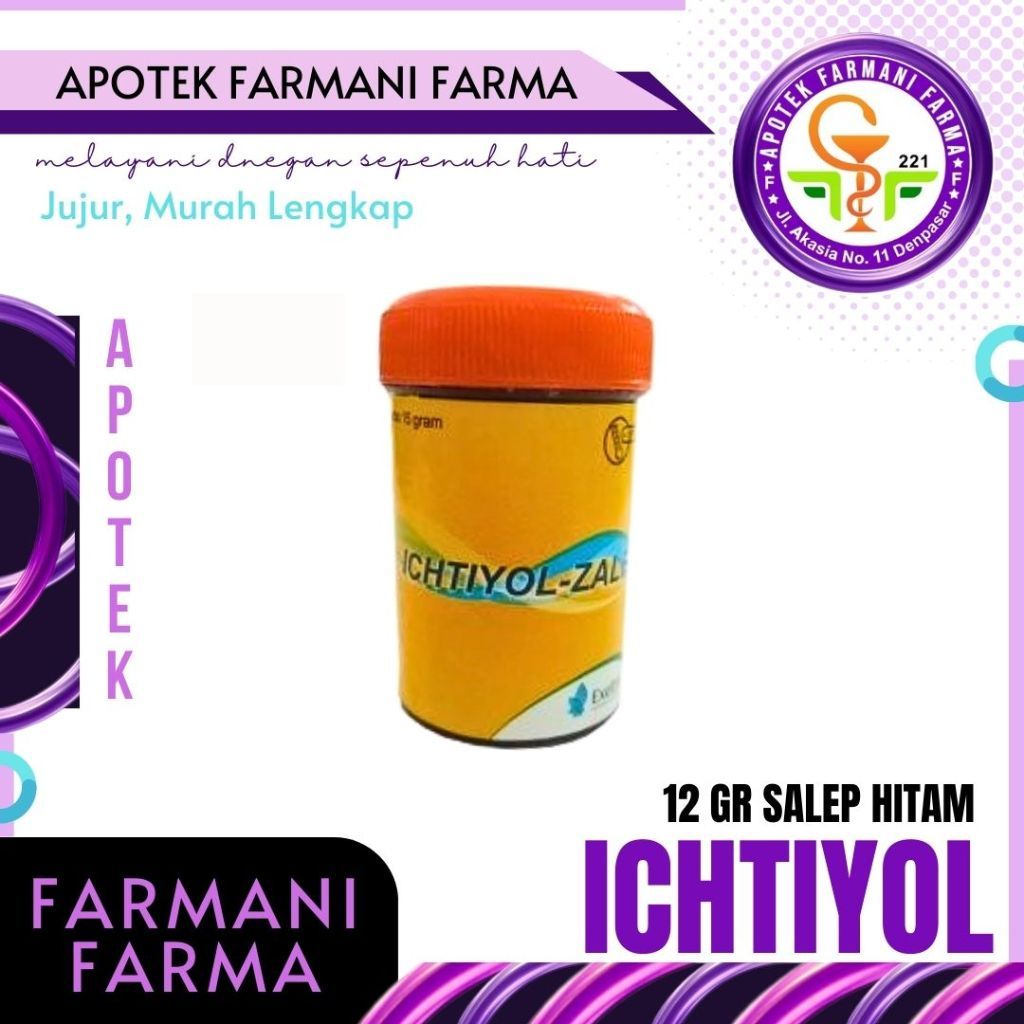 ICHTYOL SALEP/ SALEP HITAM / UNTUK BISUL / SALEP HITAM / SALEP KULIT / SALEP BISUL