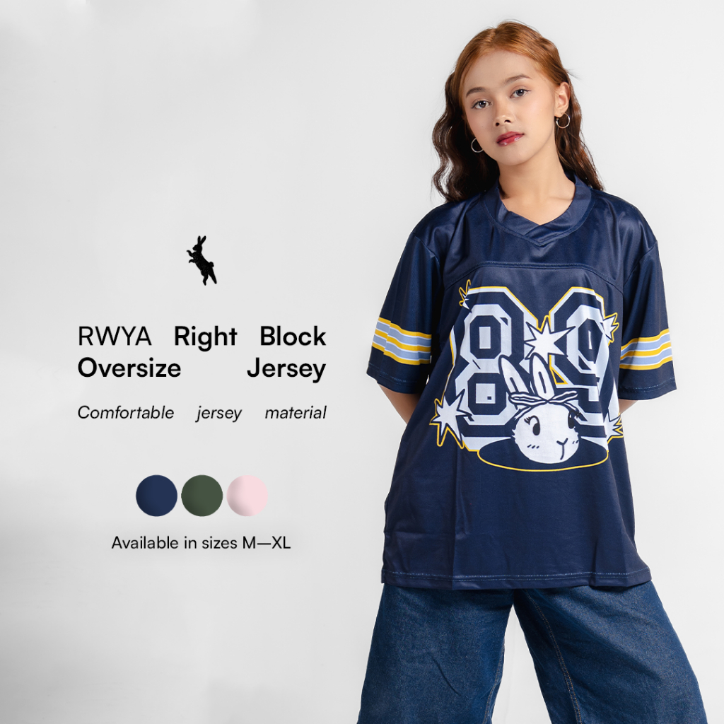 RWYA – Right Block Core Jersey Oversize | Jersey Olahraga Unisex