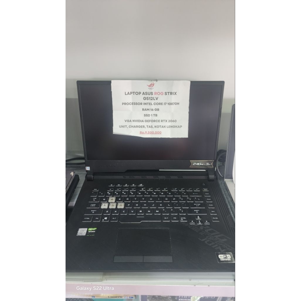 LAPTOP ASUS ROG STRIX G512LV