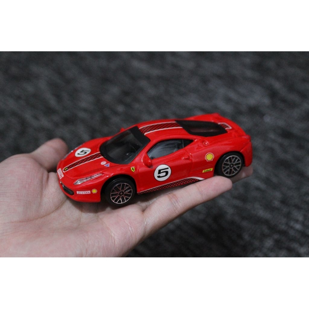Pajangan Mobil Ferrari 458 Challenge Shell Original