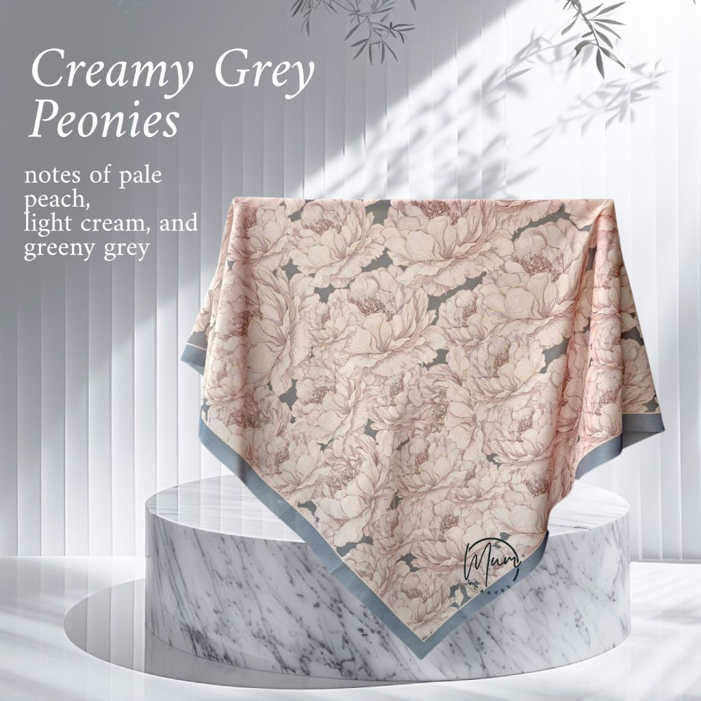 MuMscarves - Hijab Motif Segi Empat Voal Sublime 110 x 110 cm (MuM8)