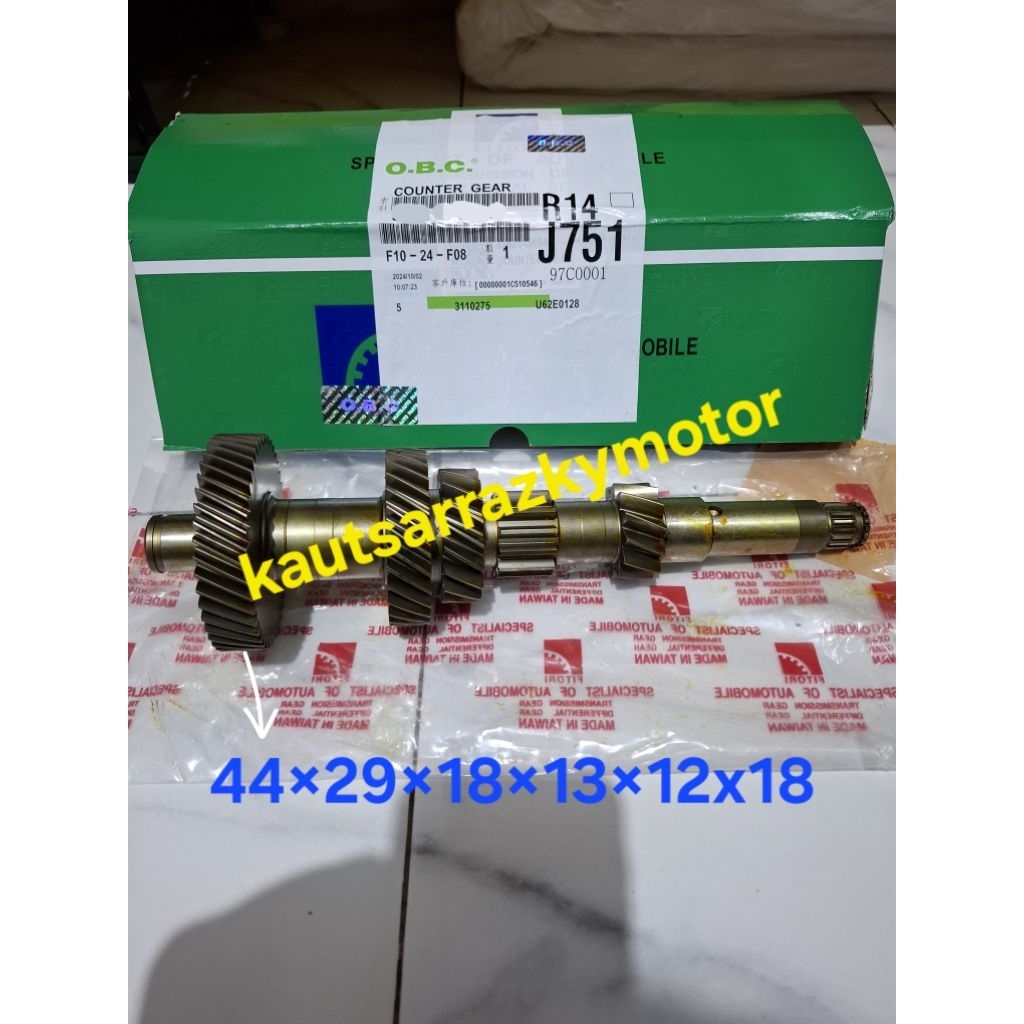 counter gear gigi susun hilux bensin 44x29x18x13x12x18T