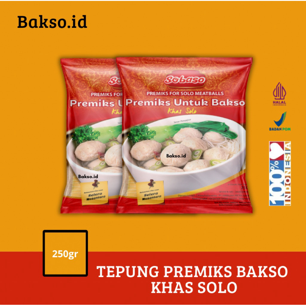 Sobaso Tepung Premiks Bakso Khas Solo 250gr
