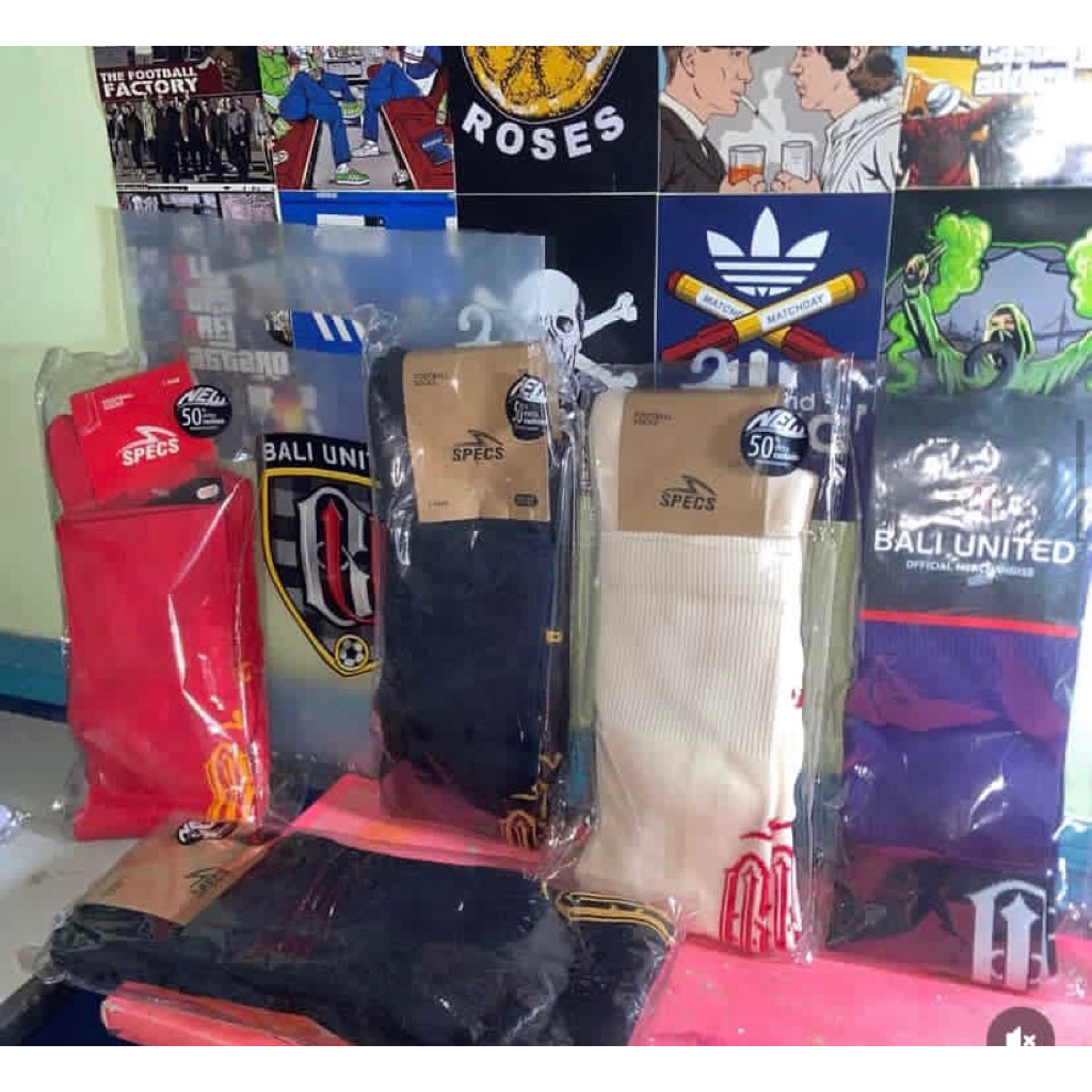 Borongan 4 Kaos Kaki Bali United Official Original Specs