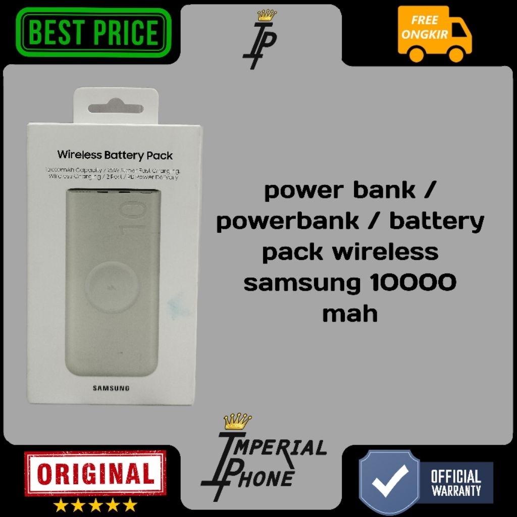 power bank / powerbank / battery pack wireless samsung 10000 mah