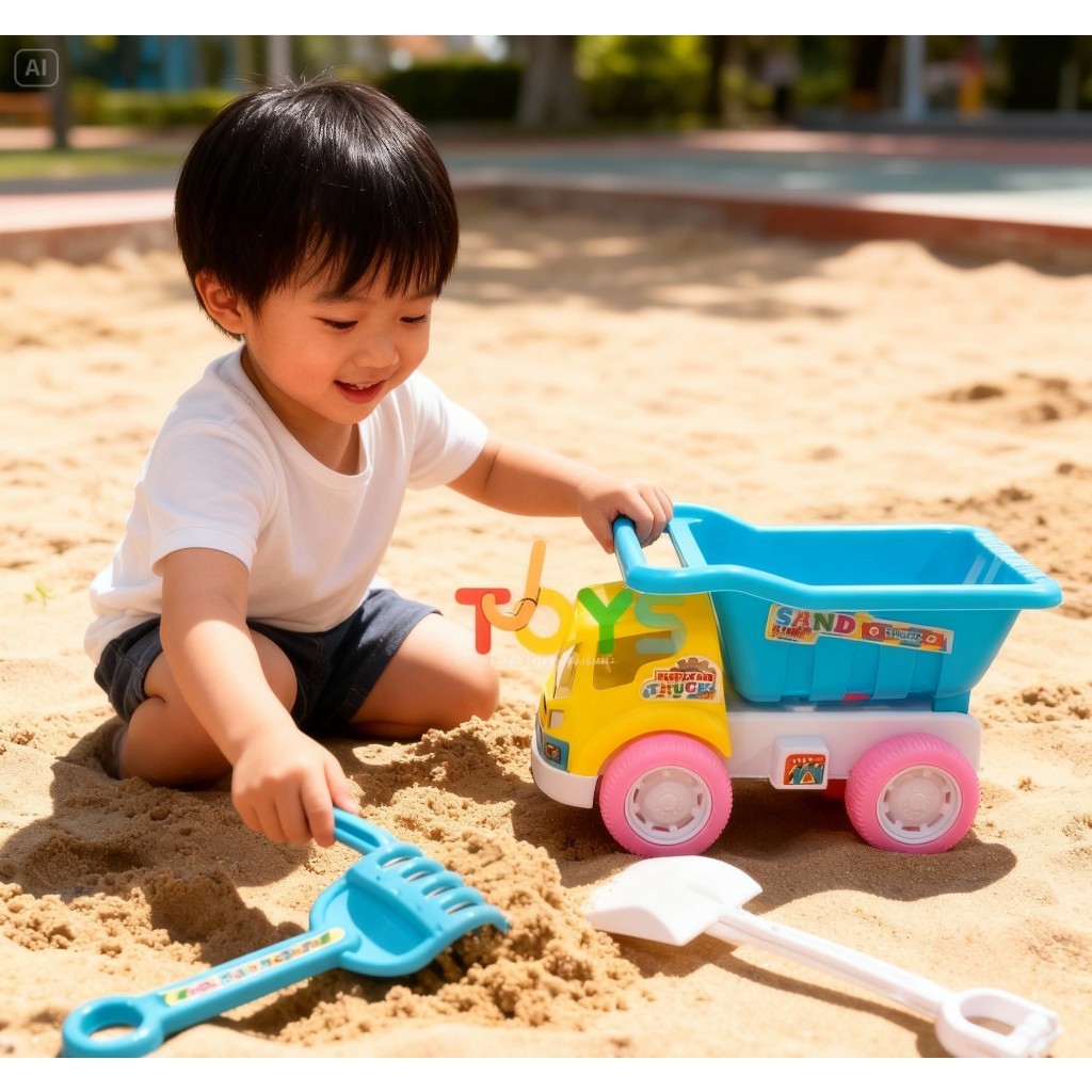 MAINAN MOBIL TRUK PASIR LP2 MAINAN ANAK LAKI LAKI MOBIL TRUK PASIR