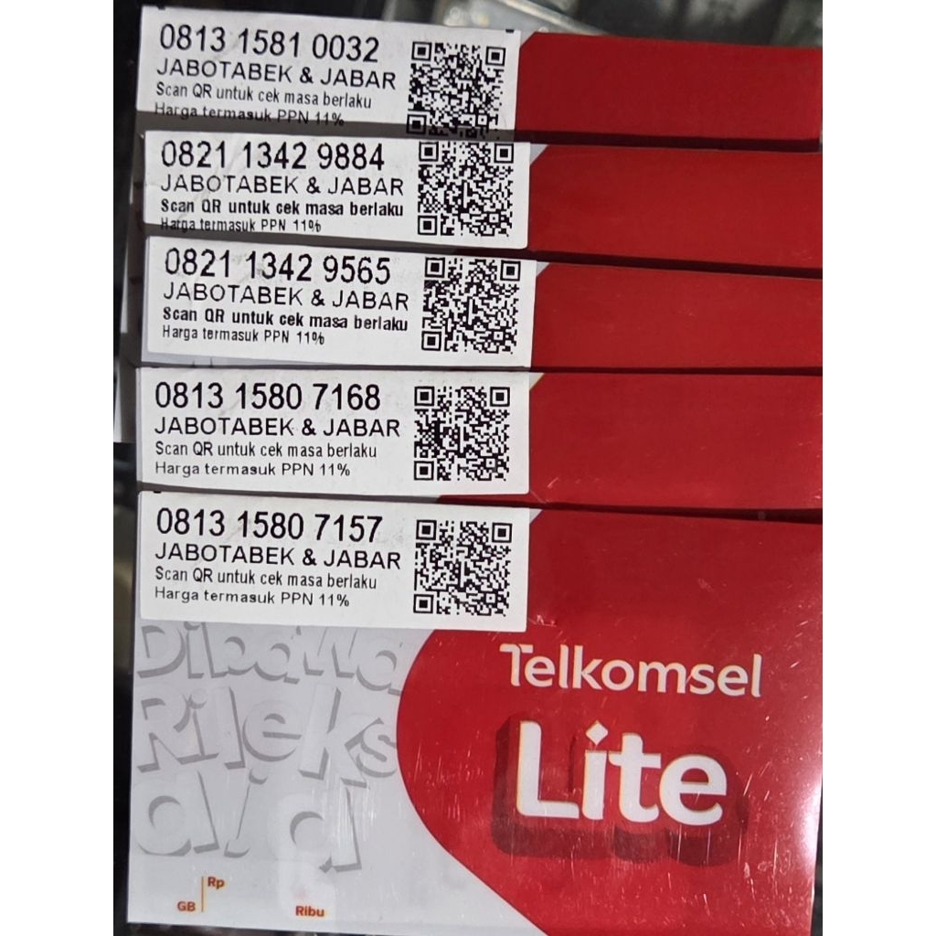 perdana simPATI NO cantik rapi  & urut segell bonus kuota 3gb